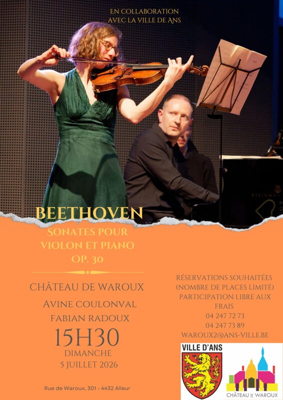 Concerts Concert musique chambre château Waroux