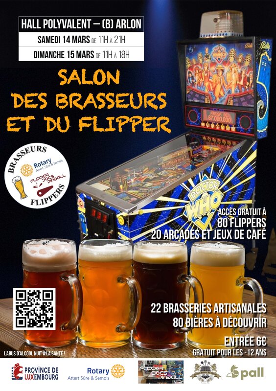 Loisirs Salon brasseurs du flipper belgique