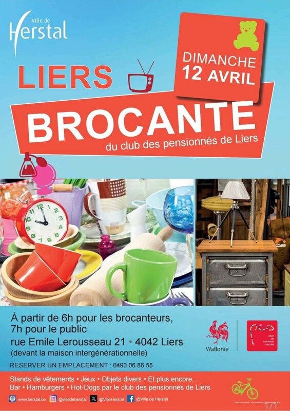  Brocante pensionnés Liers