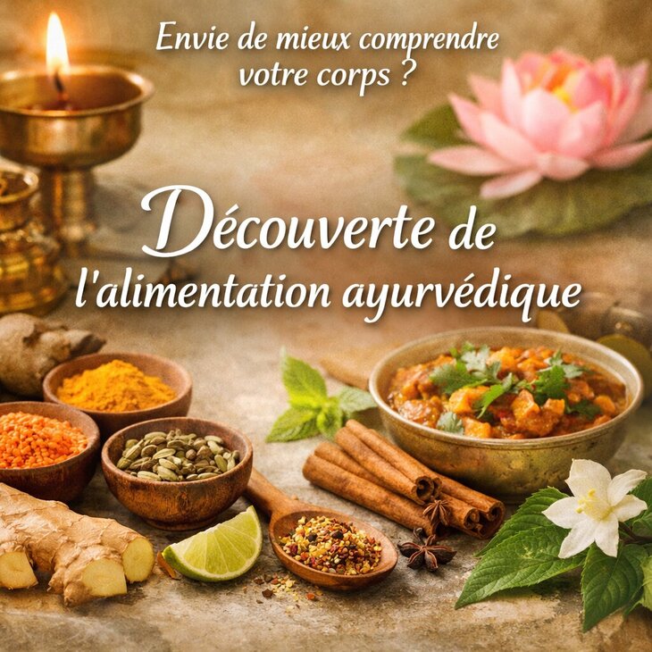 Stages,cours Découverte bienfaits l alimentation ayurvédique