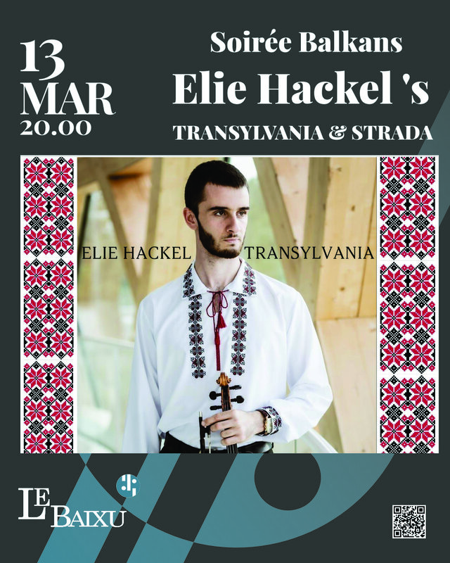 Concerts Soirée Balkans: Elie Hackel Transylvania & Strada