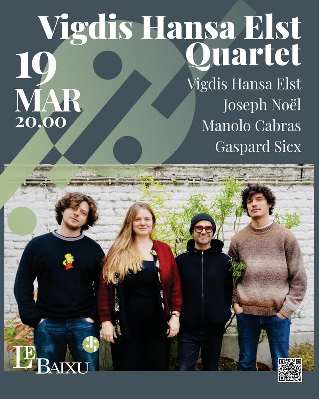 Concerts Vigdis Hansa Elst Quartet, jazz/contemporary/new compositions/improvisation
