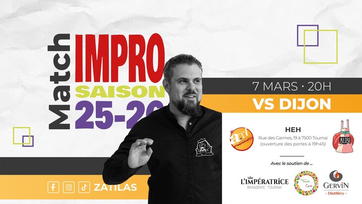 Spectacles Match d improvisation théâtrale - Impro Tournai Ati