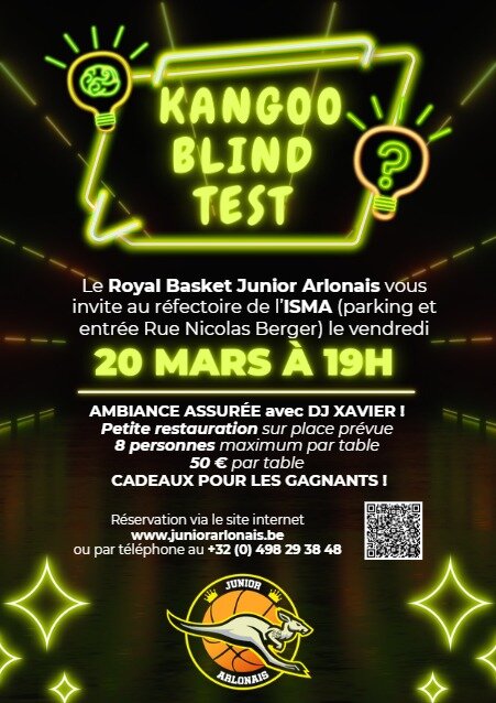 Loisirs Blind Test Royal Basket Junior Arlonais