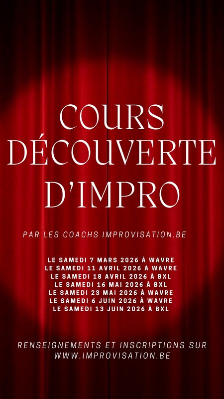Stages,cours Cours découverte d impro