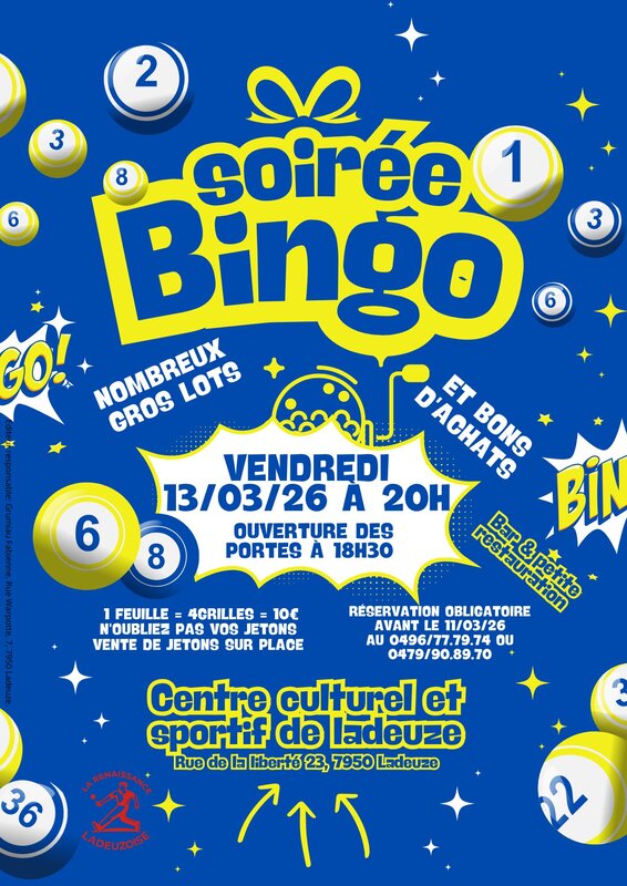 Loisirs Soirée Bingo