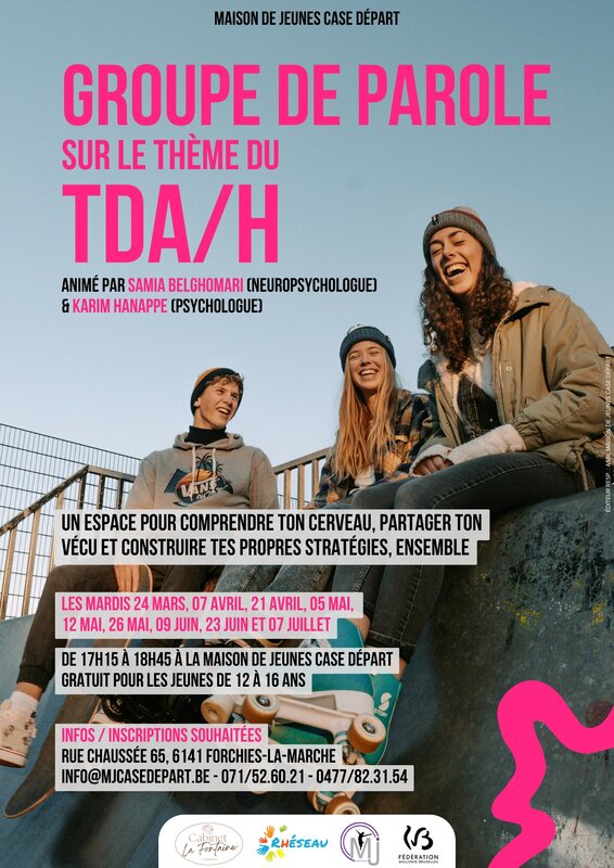 Conférences Groupe parole Tda/h