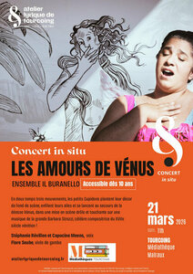 Concerts Concert situ l Atelier Lyrique : Amours Vénus l Ensemble Buranello (du