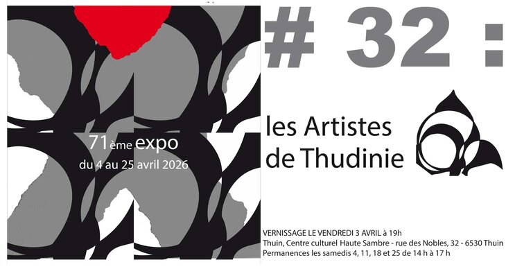 Expositions Expo#32 : 71ème Expo Artistes Thudinie