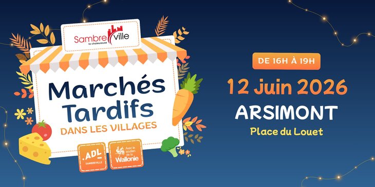 Loisirs Marché tardif dans villages