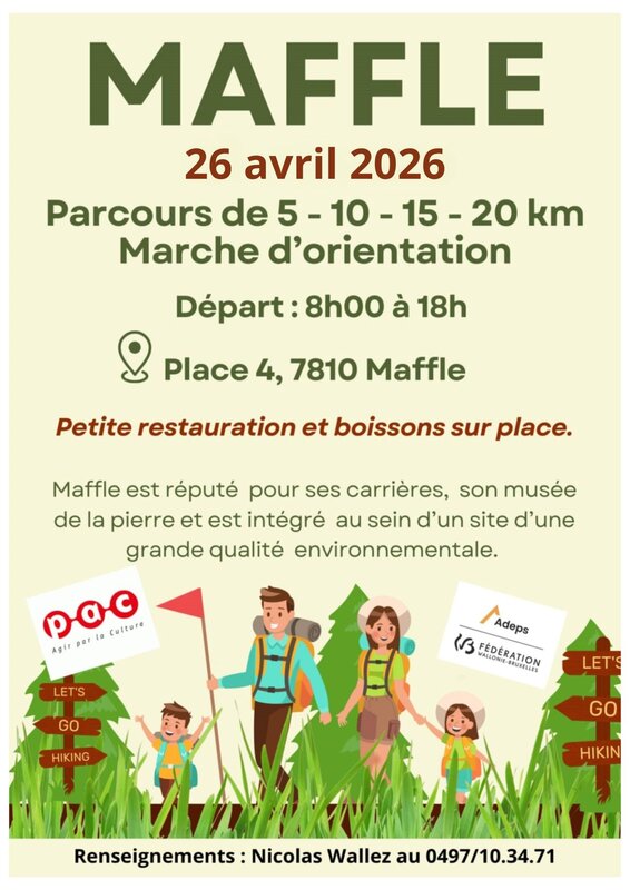 Loisirs Traditionnelle marche Adeps Pac