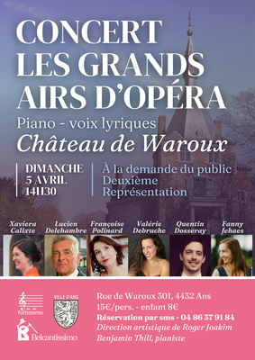 Concerts Concert Belcantissimo - Dimanche 5 avril 14h30