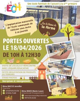 Loisirs Portes Ouvertes Implantation maternelle l’école communale