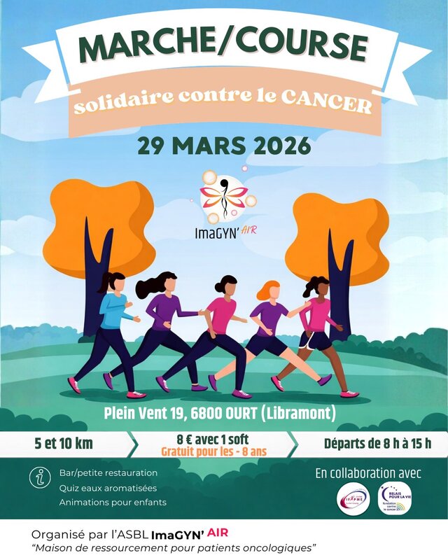 Loisirs Marche/course solidaire contre cancer