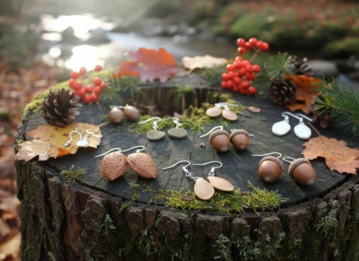 Stages,cours Mercredis  Nature créative  - Bijoux naturel