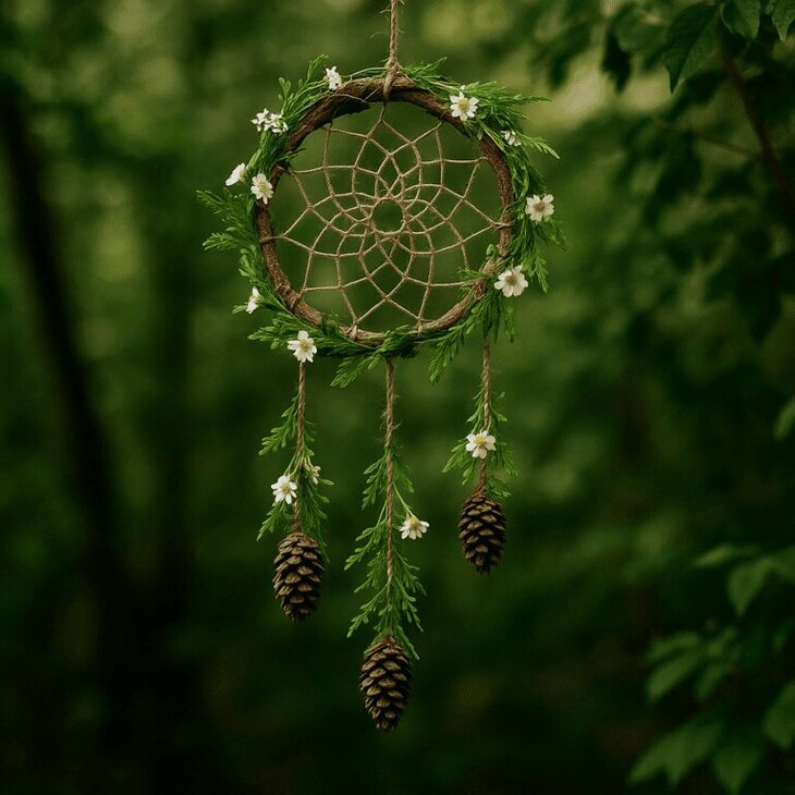 Loisirs Mercredis Nature créative - Attrape-rêve naturel