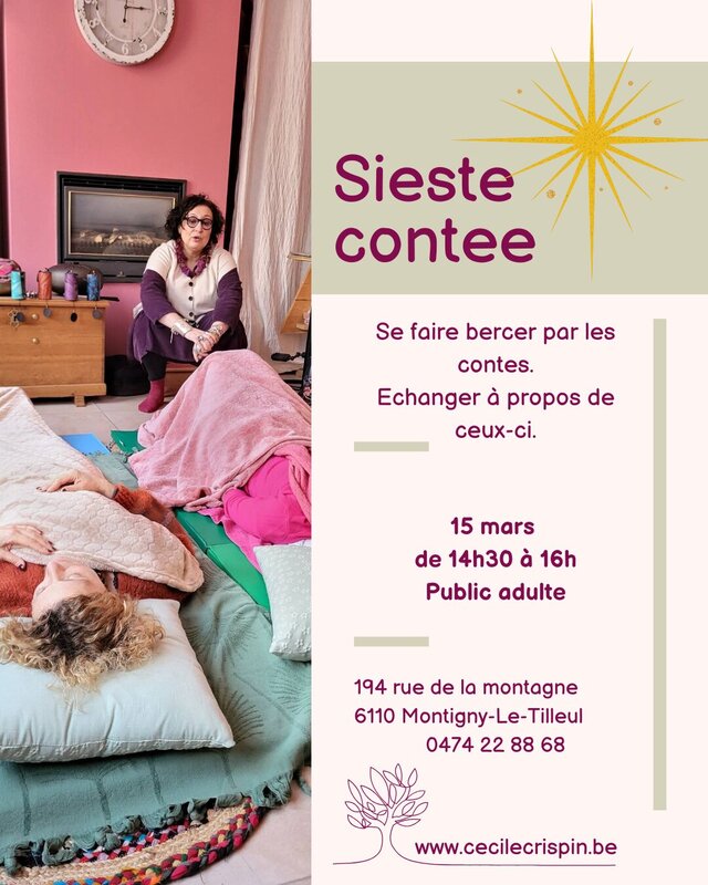 Stages,cours Sieste contée