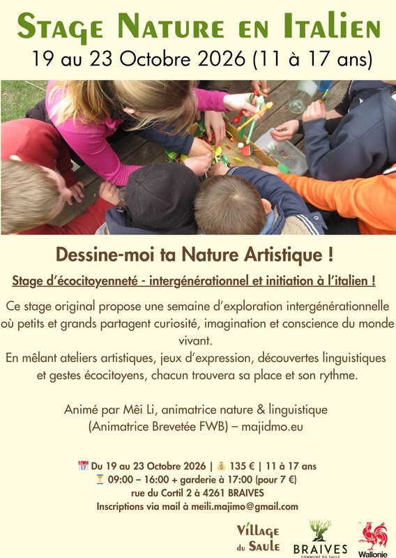 Stages,cours Stage Nature immersion - Italien