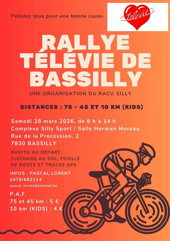 Loisirs Rallye Télévie Bassilly