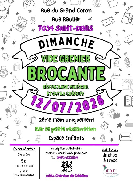  Brocante - Vide grenier - Déstockage matériel outils créatifs