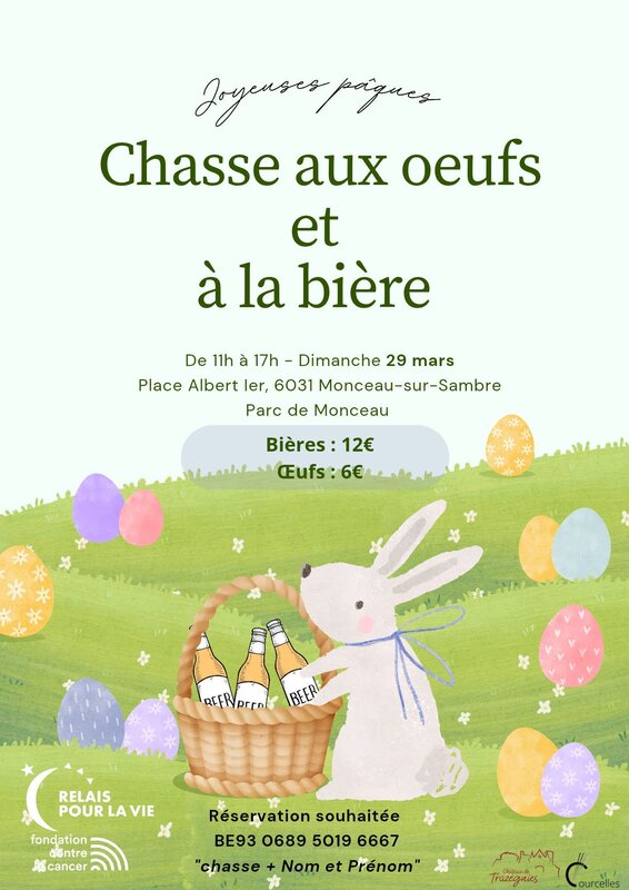 Loisirs Chasse œufs à bière