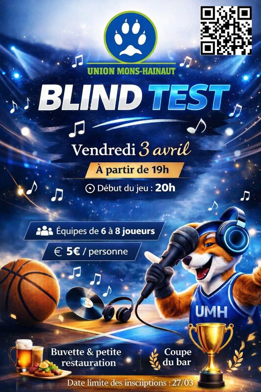Soirées Blind test l Union Mons Hainaut
