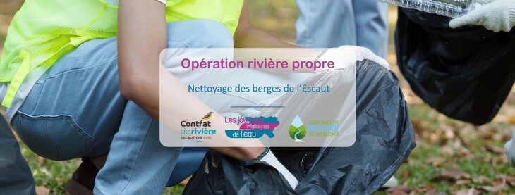 Loisirs Opération rivière propre | Nettoyage berges l’Escaut