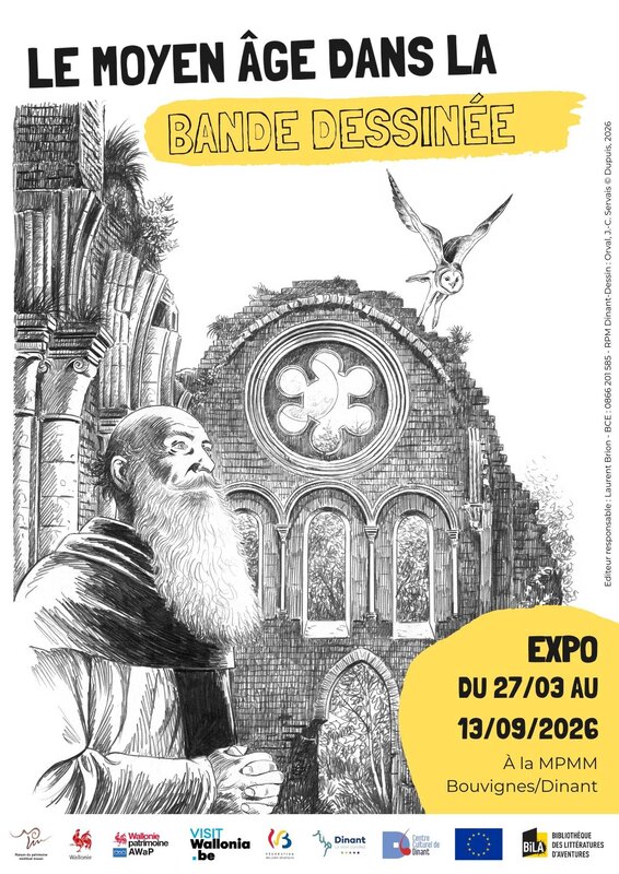 Expositions Exposition temporaire : Moyen Âge dans bande dessinée 