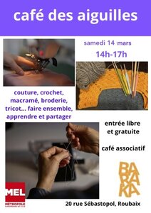 Stages,cours Café aiguilles