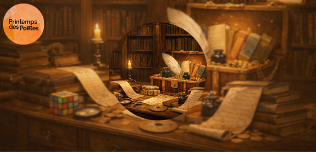 Loisirs Jeu piste poétique la médiathèque