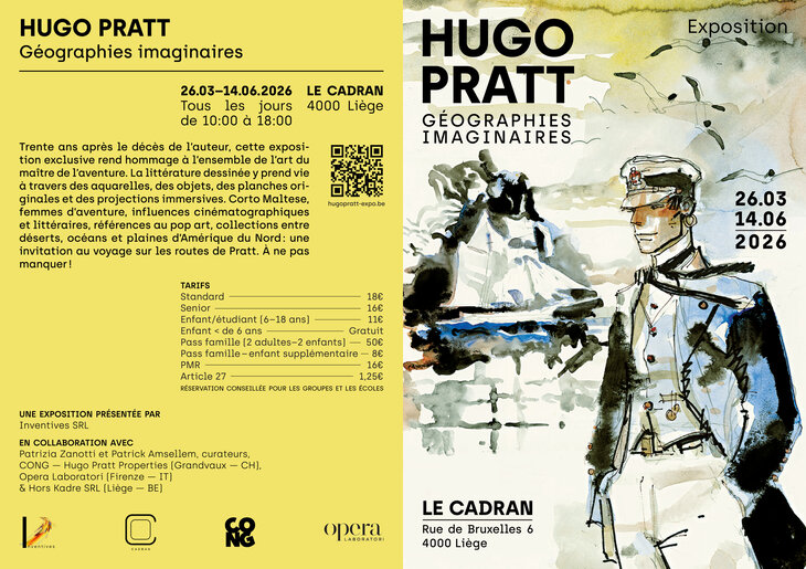 Expositions Hugo Pratt Géographies imaginaires