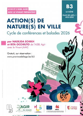 Conférences Action(s) Nature(s) Ville Cycle conférences