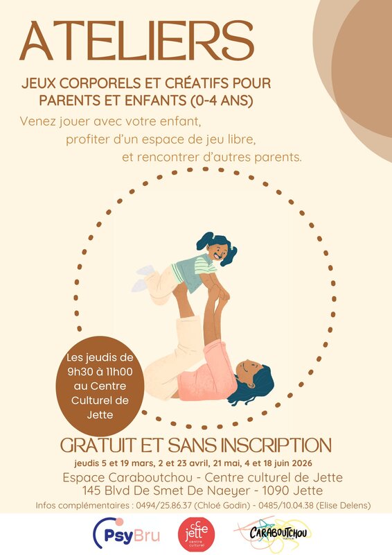 Stages,cours Ateliers Jeux corporels créatifs