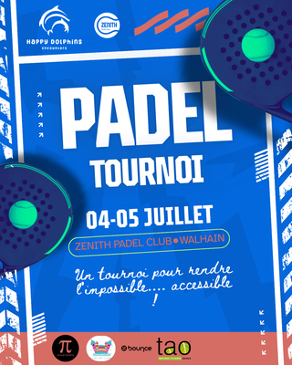 Loisirs Tournoi Padel - Happy Dolphins Encounters