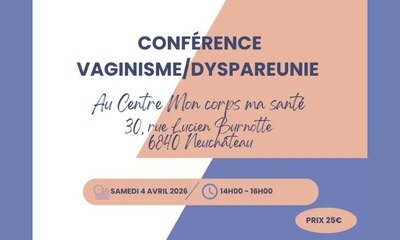 Conférences Conférence vaginisme / dyspareunie