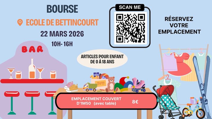 Loisirs Bourse couverte Bettincourt