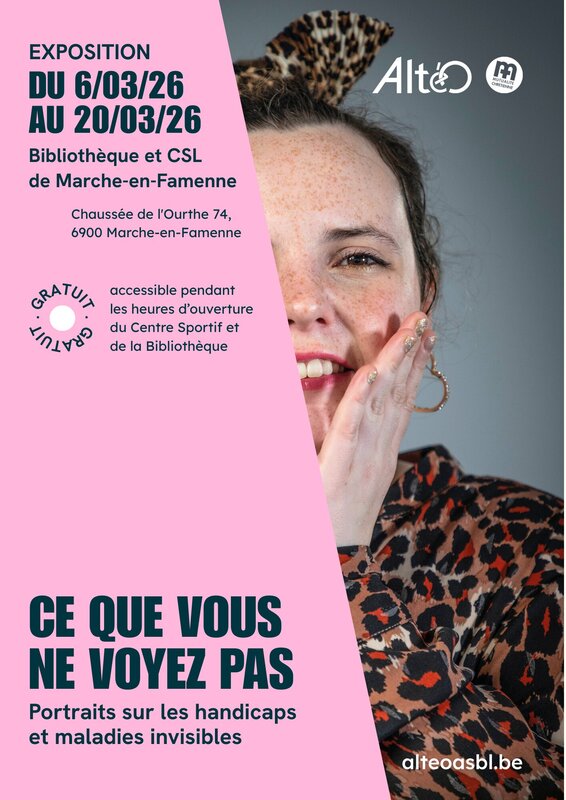 Expositions Ce vous voyez - portraits les handicaps maladies invisibles