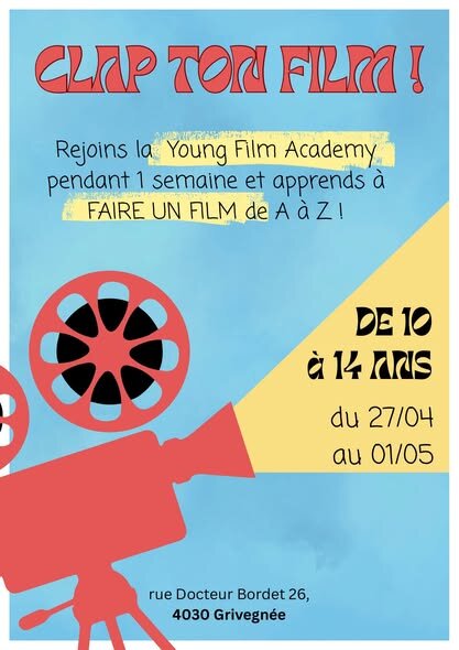 Stages,cours Stage Cinéma - Clap Film