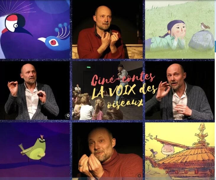 Spectacles La Princesse le Rossignol + Ciné-contes : Voix Oiseaux