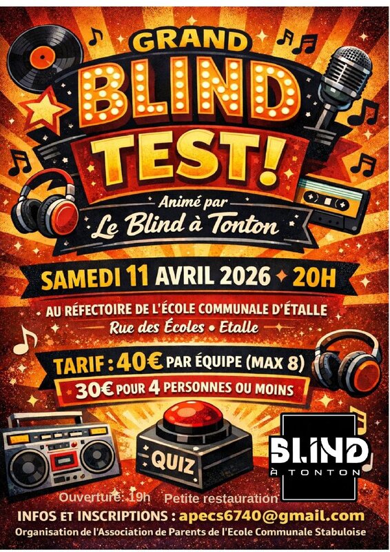 Soirées Blind Test avec Blind Tonton