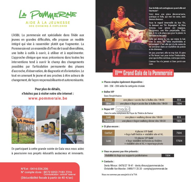 Spectacles 11ème Grand Gala La Pommeraie