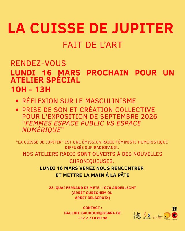 Stages,cours La cuisse jupiter fait l art 