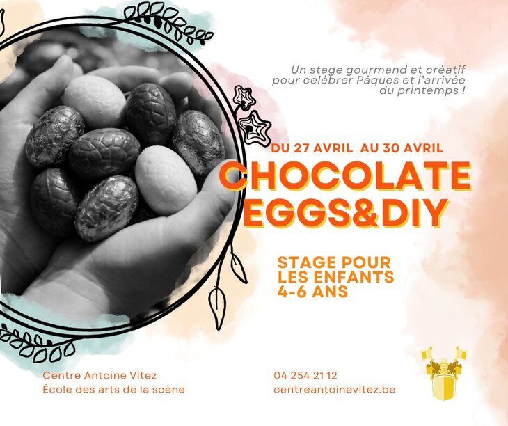 Stages,cours Chocolate eggs&DIY. Stage pour enfants