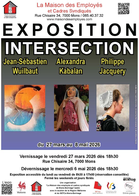Expositions Exposition  Intersection  js Wuilbaut-A Kabalan-Ph Jacquery