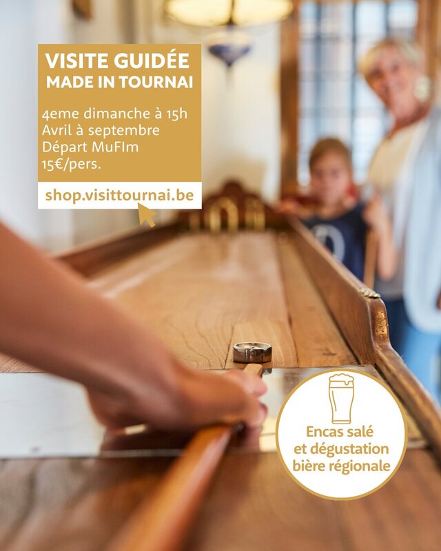 Loisirs Visite guidée  Made Tournai langue picarde 