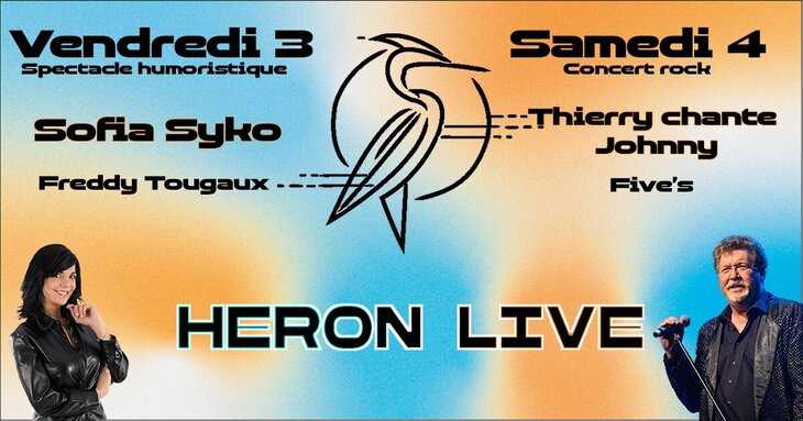 Spectacles Héron Live