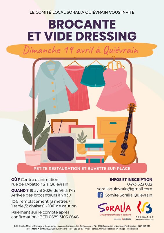 Loisirs Brocantes vide dressing