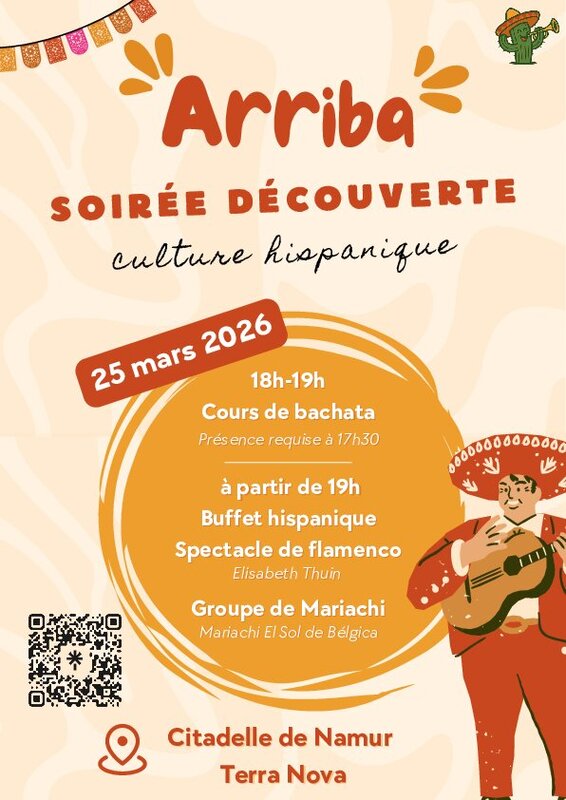 Soirées Arriba - Soirée culturelle hispanique