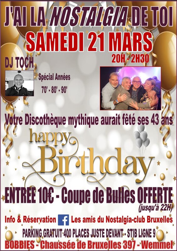 Soirées J ai Nostalgia Toi   Birtday Party   Ans
