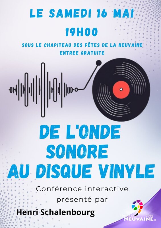Conférences Conférence De l’onde sonore disque vinyle par Henri Schalenbourg